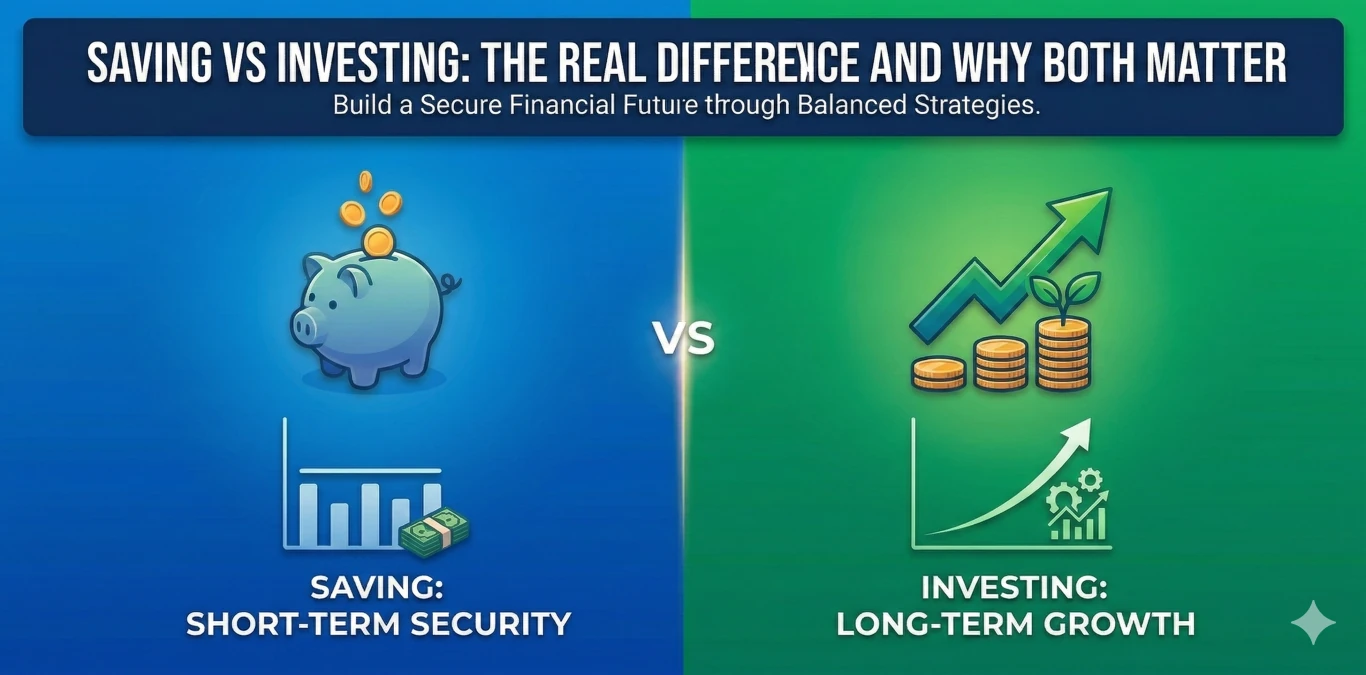 Saving Vs Investing The Real Difference And Why Both Matter